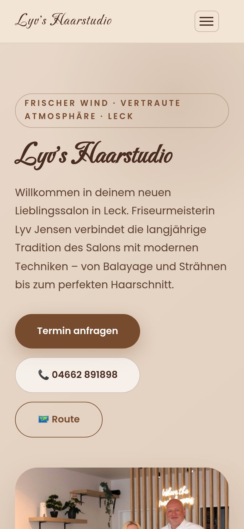 Lyv's Haarstudio – Mobile
