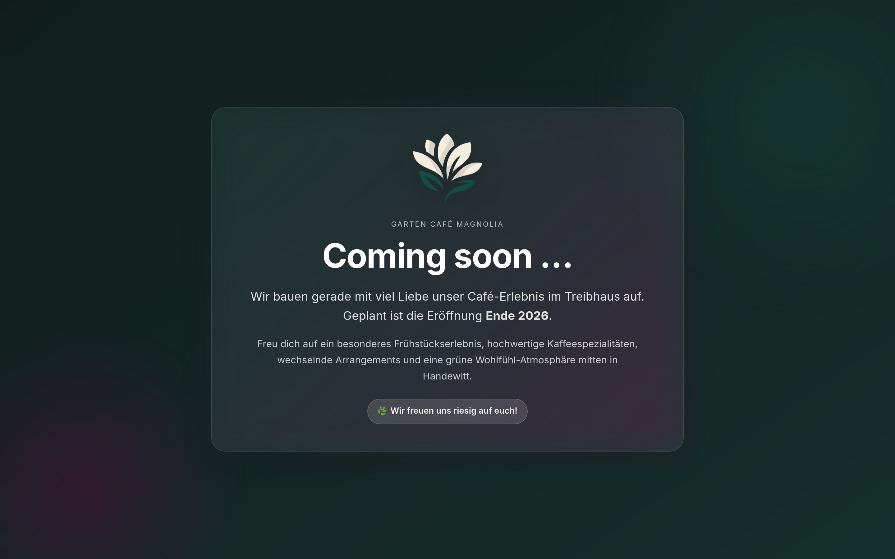Magnolia Café – Desktop