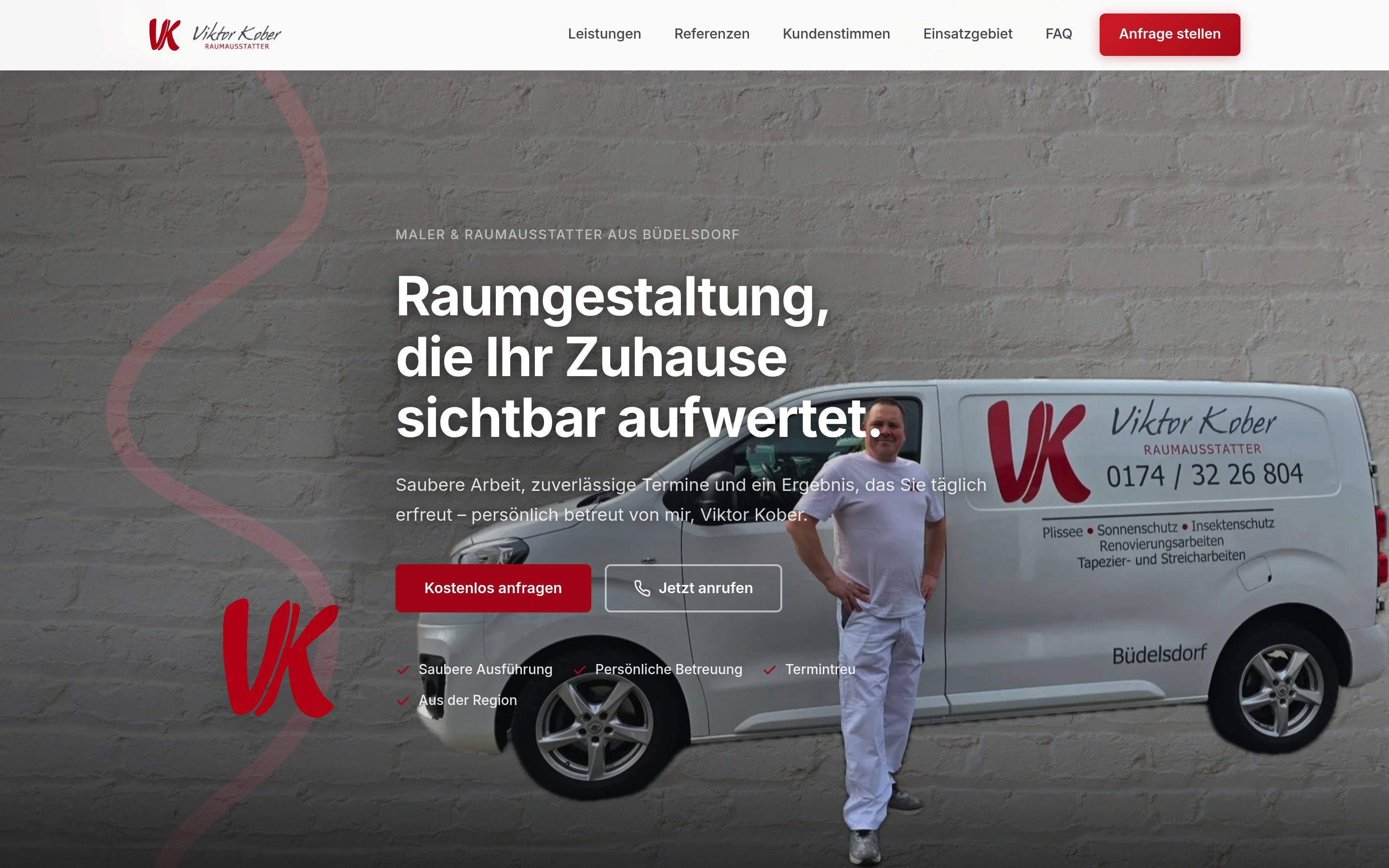Maler und Raumausstatter Viktor Kober – Desktop